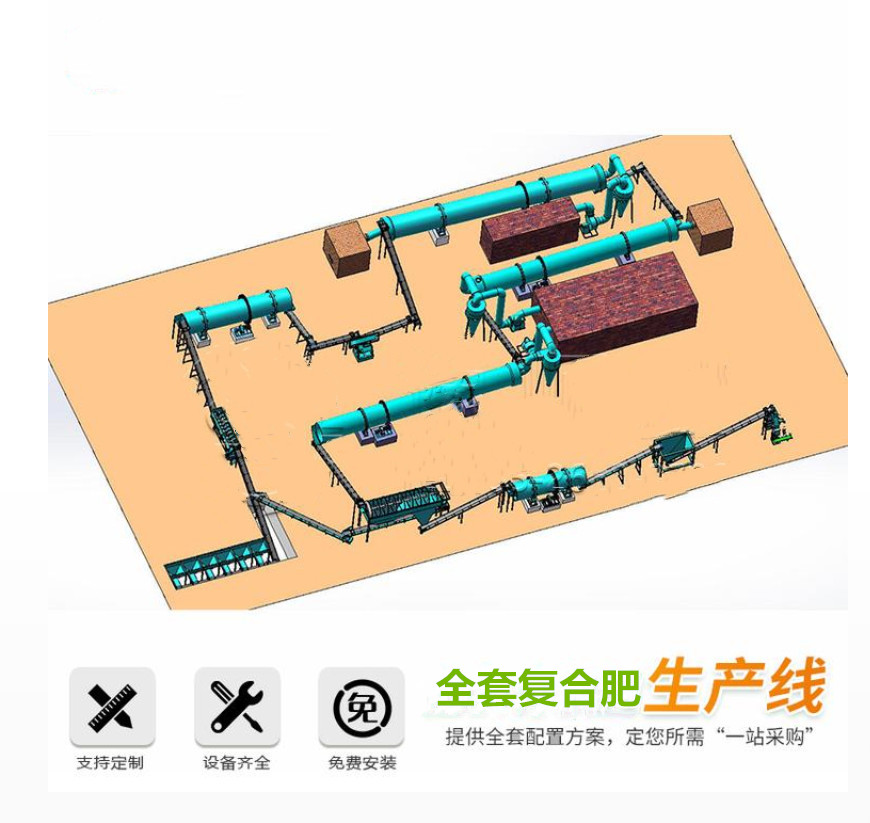 年產(chǎn)1-2萬噸小型雞糞有機(jī)肥生產(chǎn)線